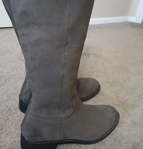 Franco Sarto Gray Wide Calf Boots - size 11